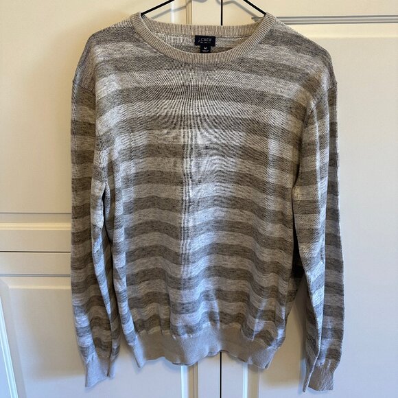 JCREW - Stripped Grey Sweater - Picture 1 of 11